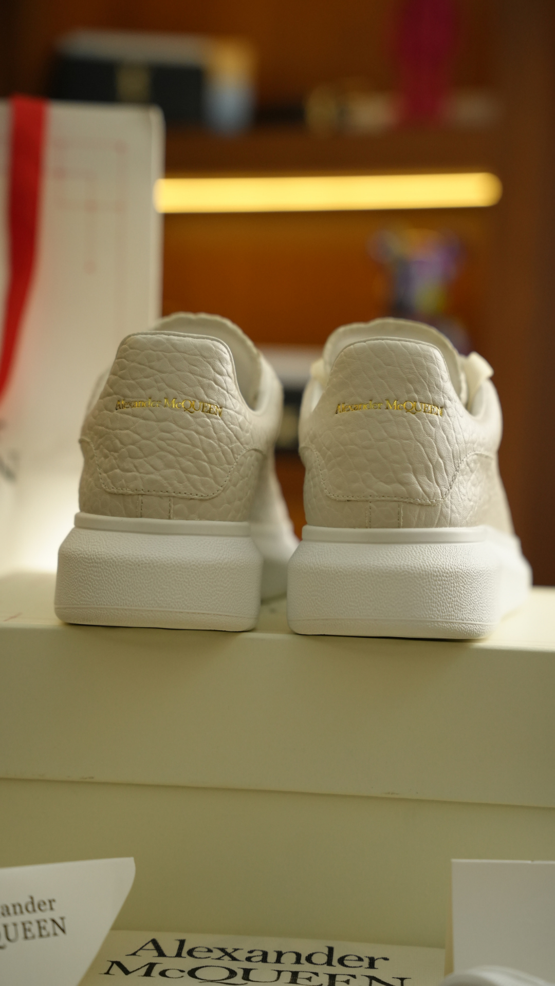 Alexander McQueen Doğal Deri Erkek Spor Ayakkabı