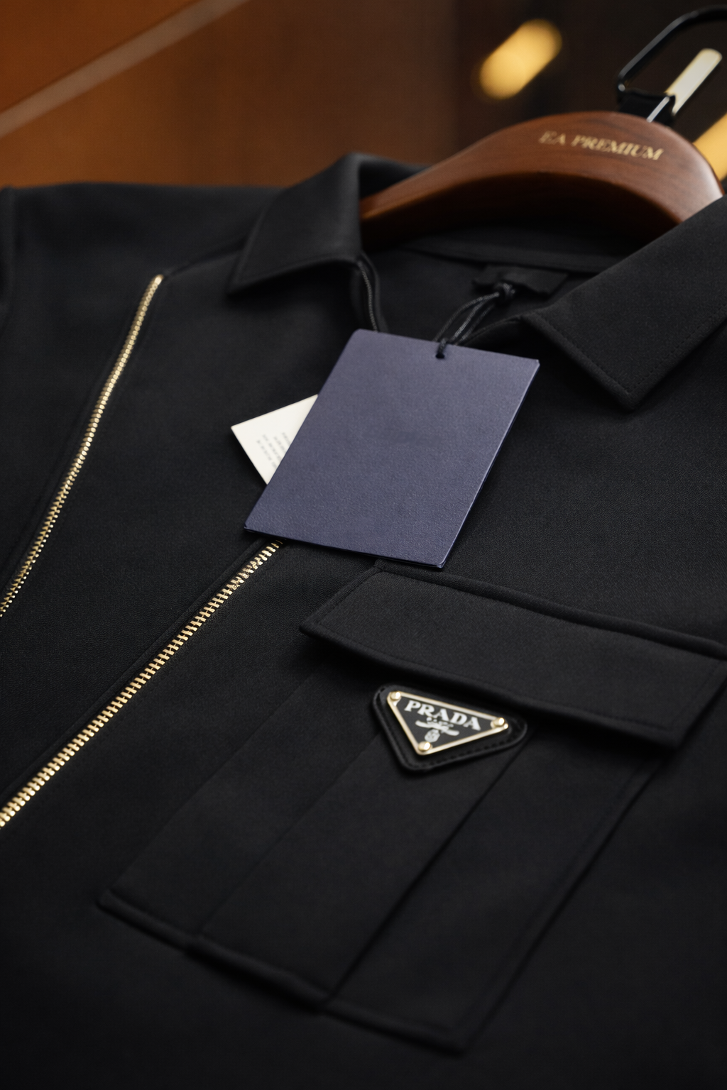 Prada Tasarım Ceket - Siyah