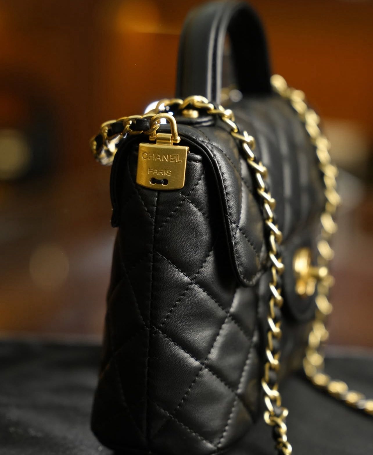 Chanel Kapitone Mini Çanta – Siyah