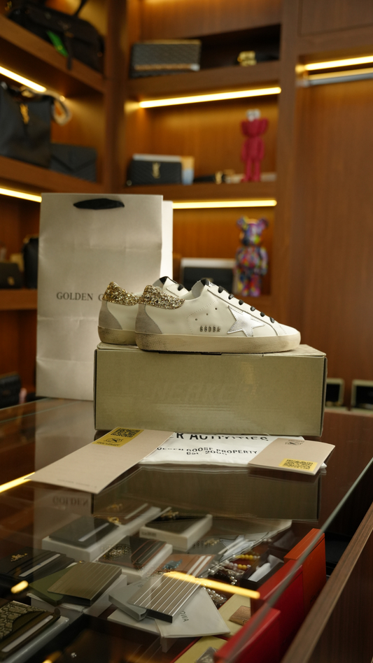 GOLDEN GOOSE Pull Detay Kadın Deri Sneaker