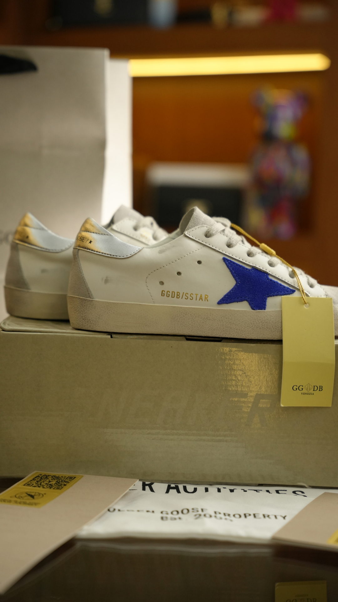 GOLDEN GOOSE Silver Detay Kadın Deri Sneaker