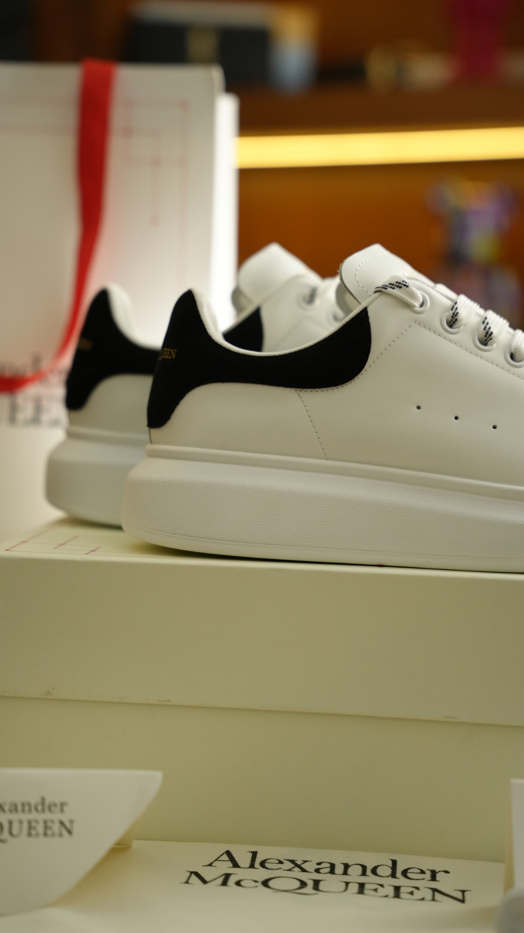 Alexander McQueen Nubuk Deri Erkek Spor Ayakkabı