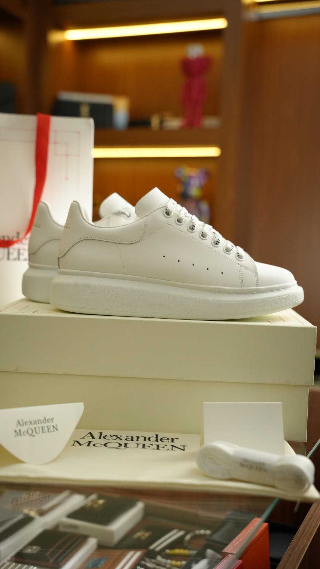 Alexander McQueen Doğal Deri Erkek Spor Ayakkabı