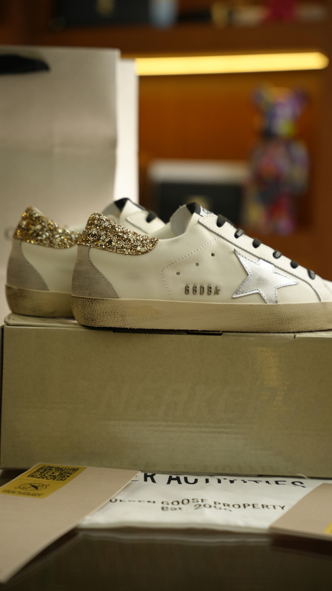 GOLDEN GOOSE Pull Detay Kadın Deri Sneaker