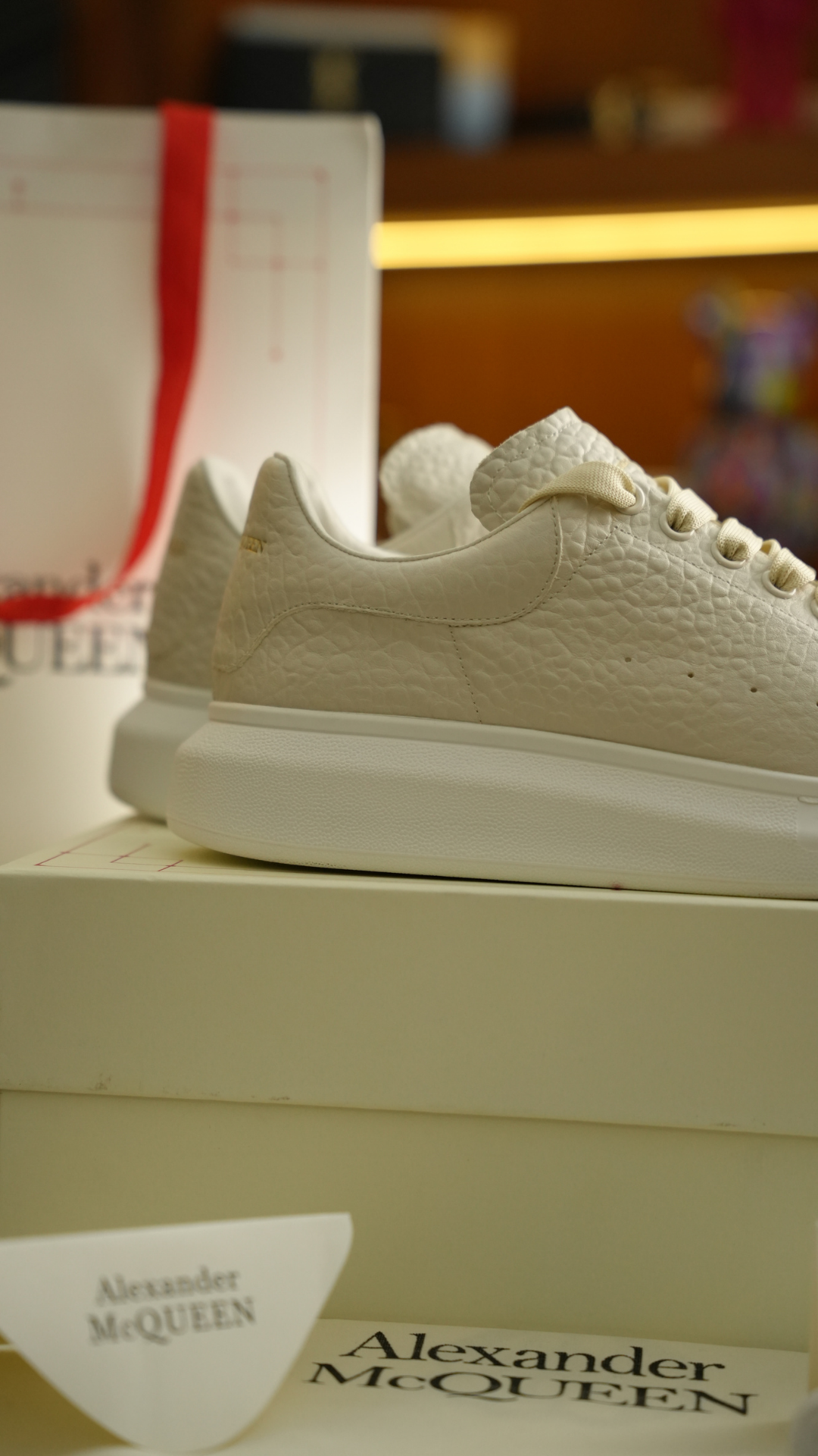 Alexander McQueen Doğal Deri Erkek Spor Ayakkabı
