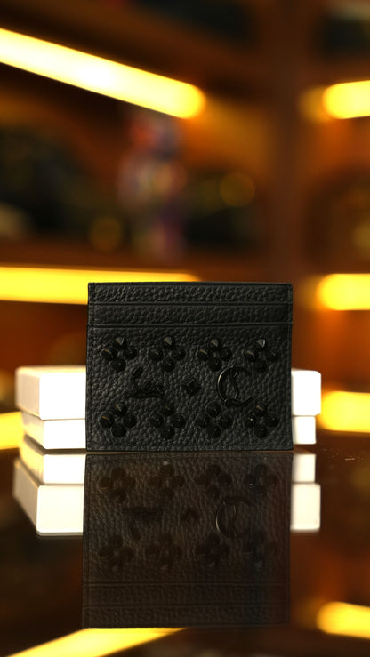 Christian Louboutin Deri Kartlık – Siyah