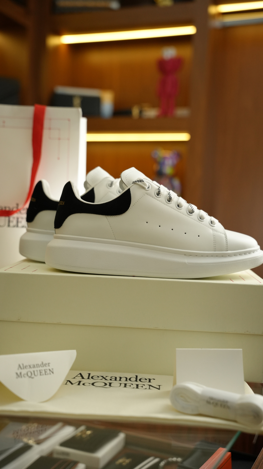 Alexander McQueen Nubuk Deri Erkek Spor Ayakkabı