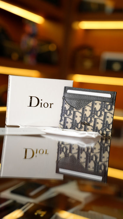 Dior Oblique Jacquard Kartlık – Siyah