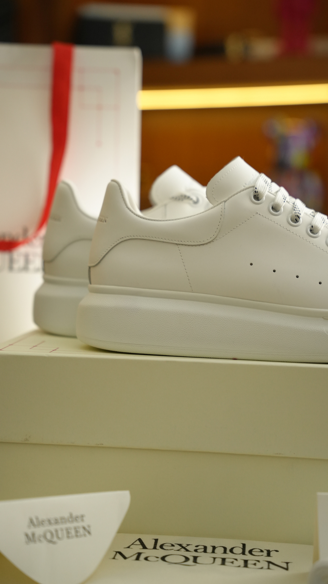 Alexander McQueen Doğal Deri Erkek Spor Ayakkabı