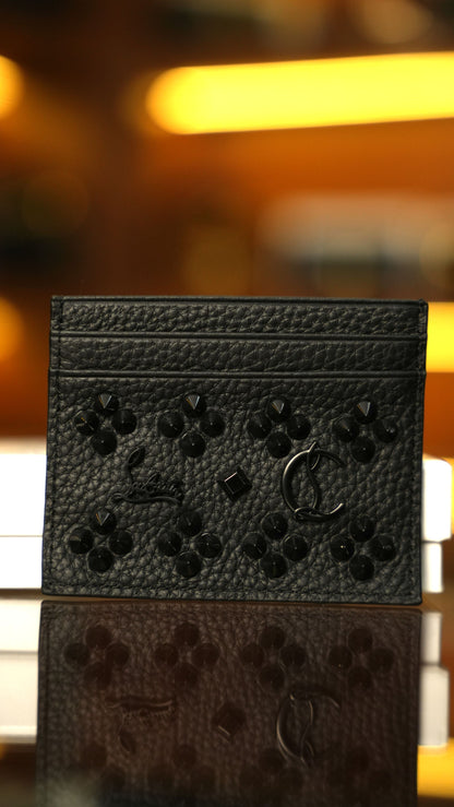 Christian Louboutin Deri Kartlık – Siyah