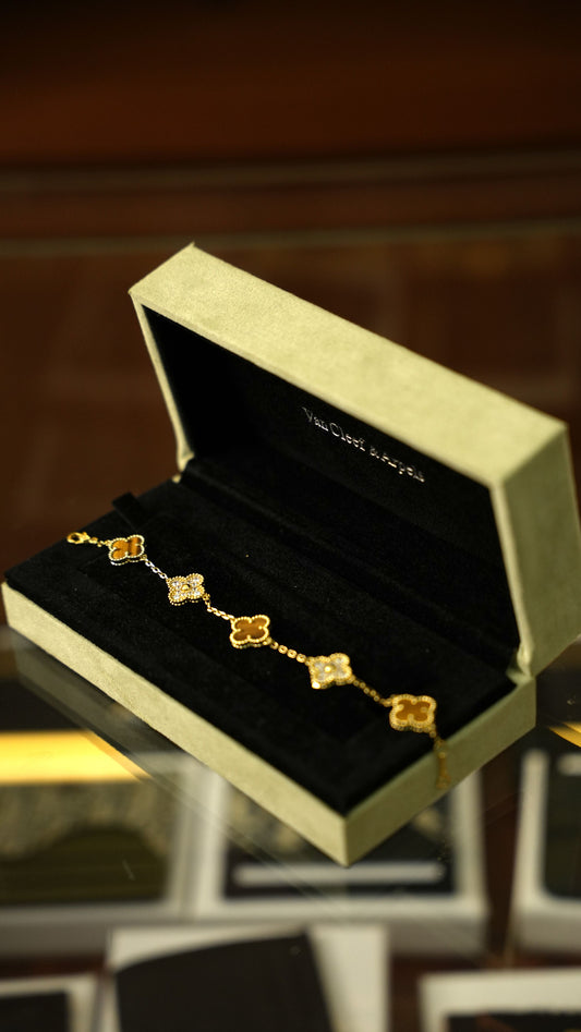 Van Cleef & Arpels Alhambra Bileklik – Altın