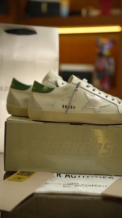 GOLDEN GOOSE Green Detay Erkek Sneaker