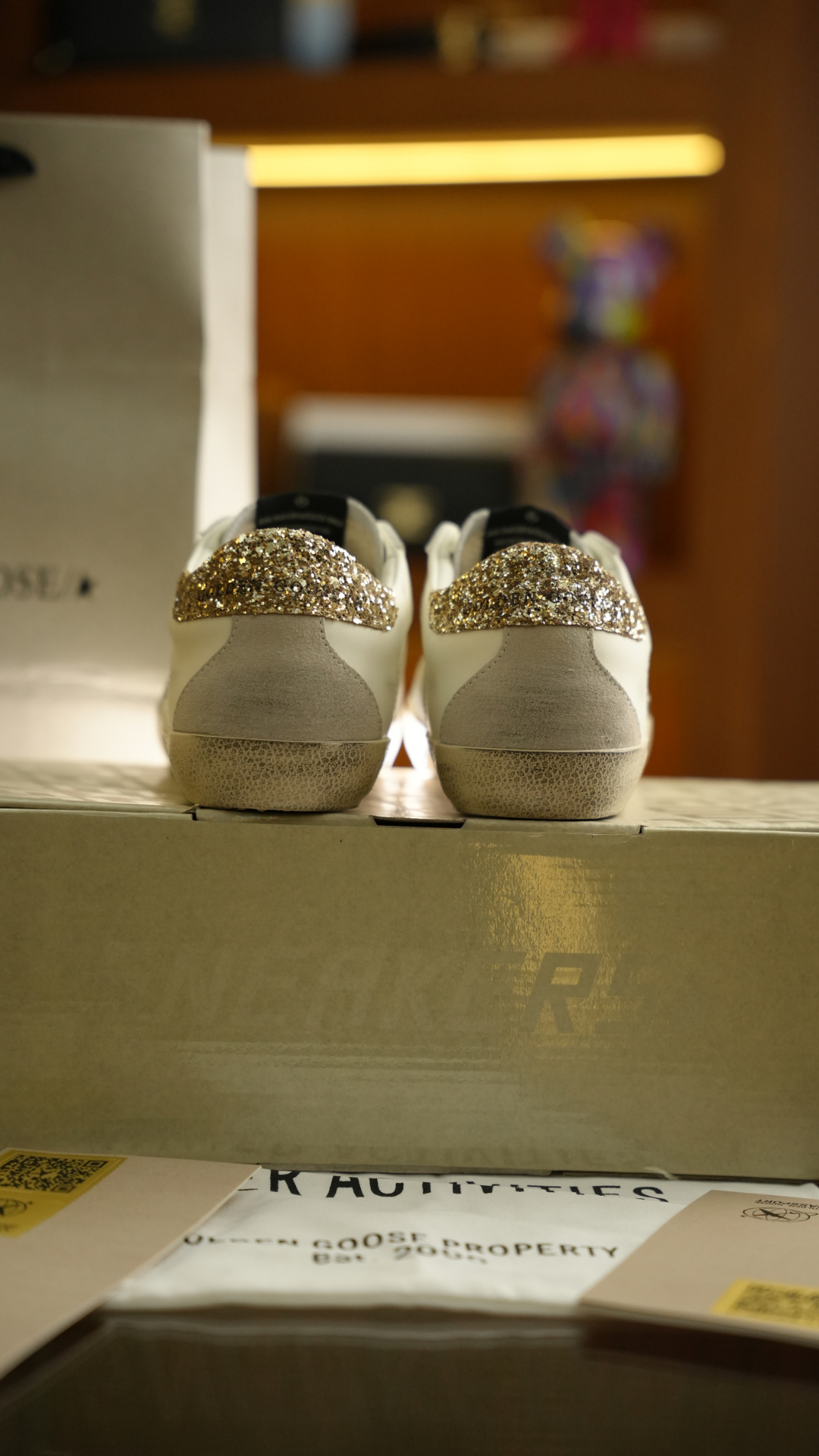 GOLDEN GOOSE Pull Detay Kadın Deri Sneaker