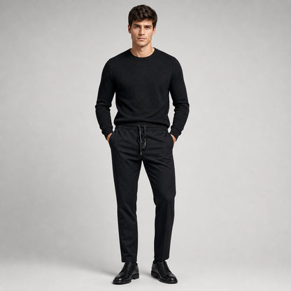 Dolce & Gabbana Metal DG Logolu Siyah Jogger Pantolon