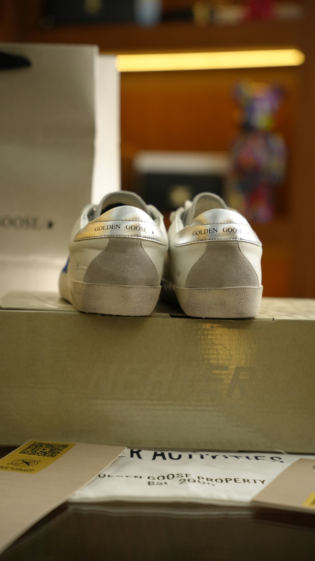 GOLDEN GOOSE Silver Detay Kadın Deri Sneaker