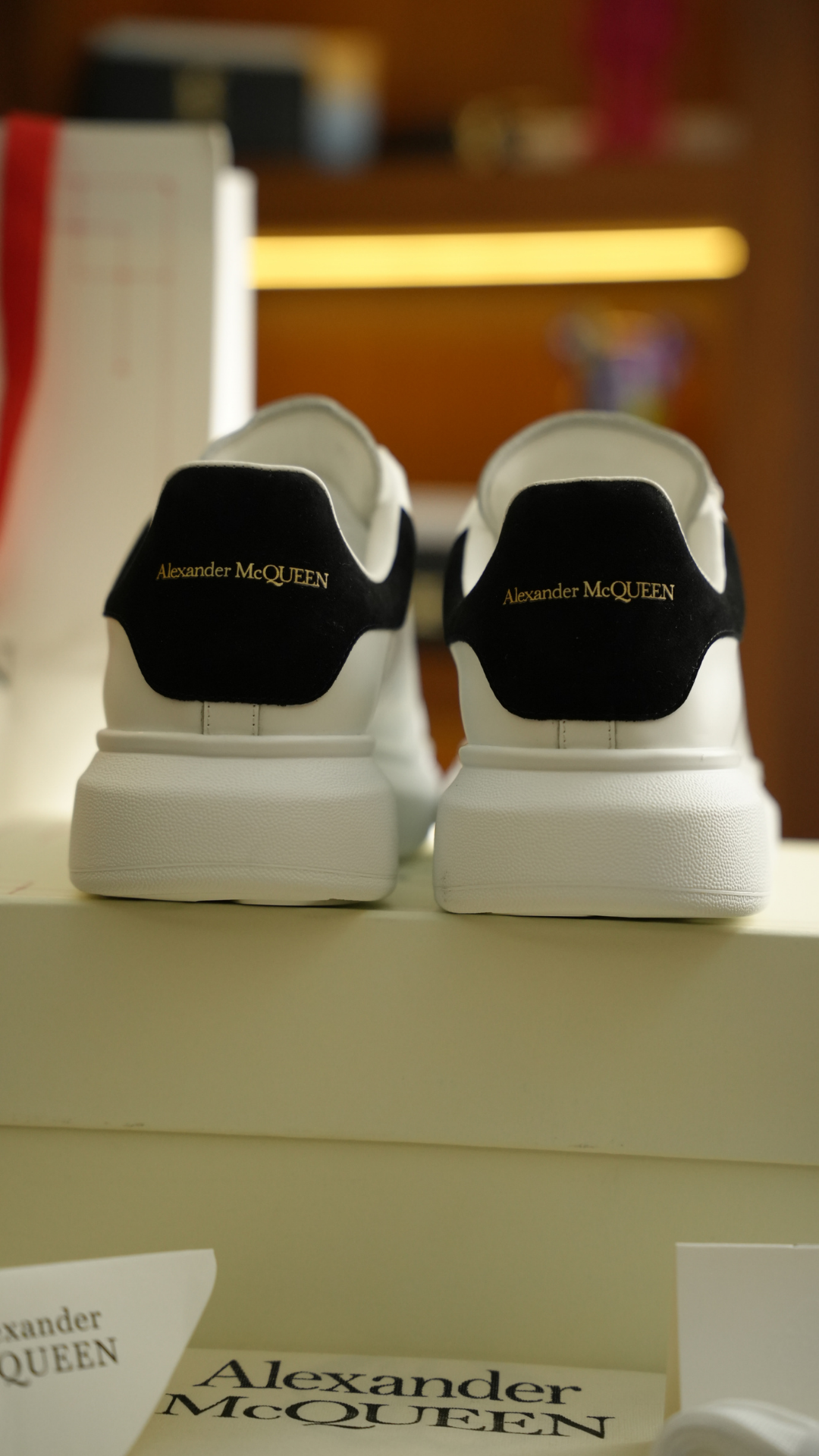 Alexander McQueen Nubuk Deri Erkek Spor Ayakkabı