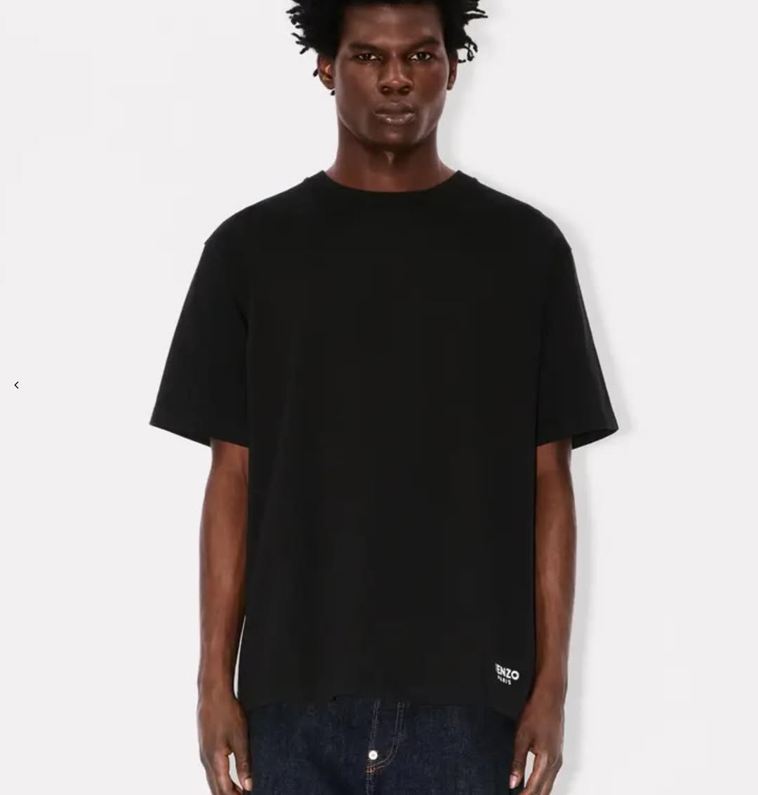 KENZO Punch İşleme T-Shirt - Siyah