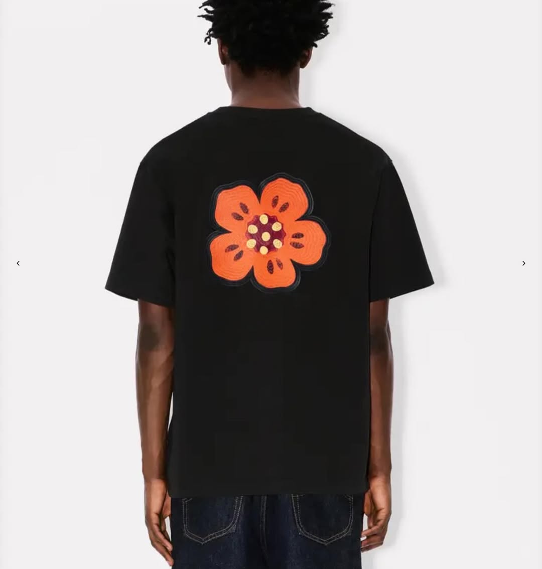 KENZO Punch İşleme T-Shirt - Siyah