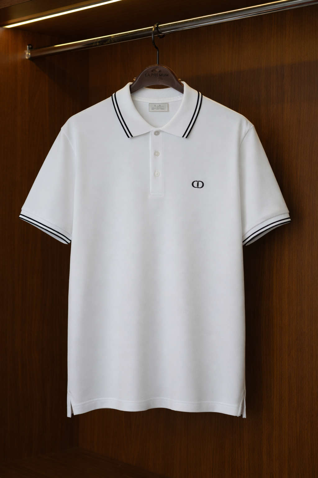 DIOR Polo Yaka T-Shirt - Beyaz
