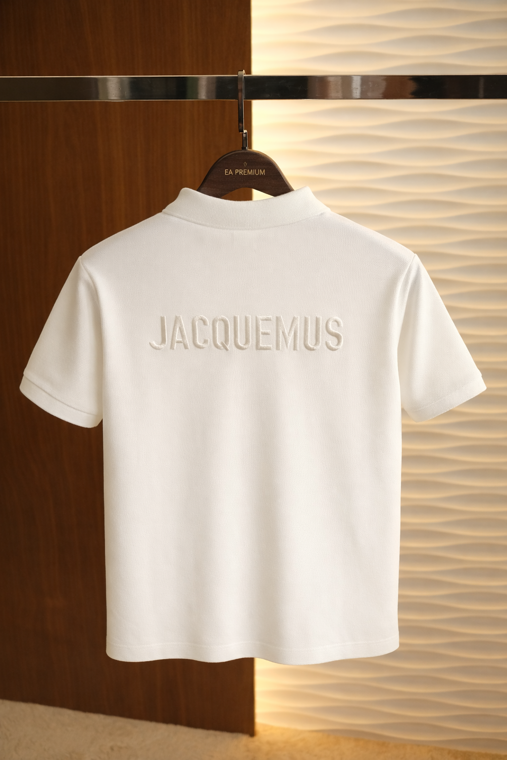JACKQUEMUS Yakalı Tişört - Ekru