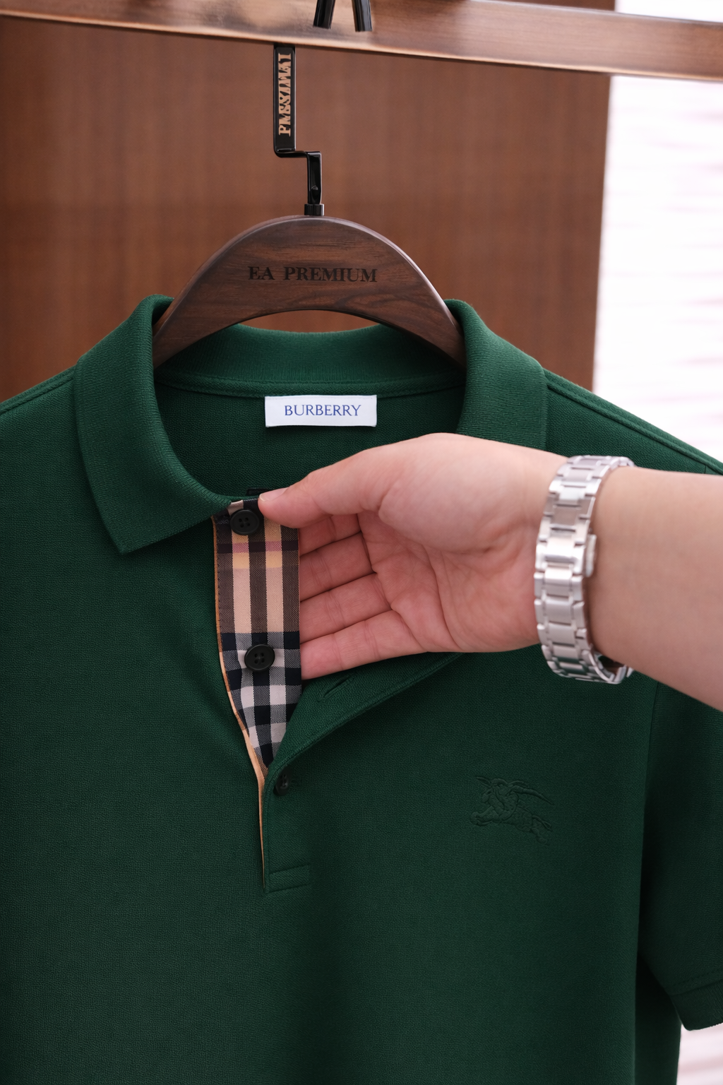 BURBERRY  Polo Tişört - Yeşil