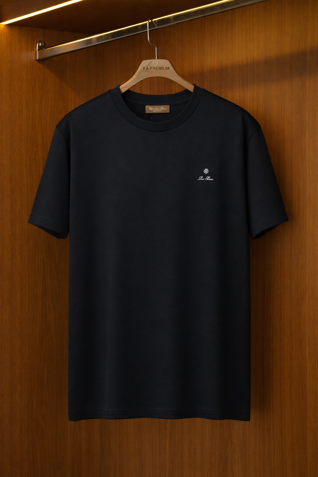 LORO PIANA Metal Logo Detaylı T-Shirt - Antrasit