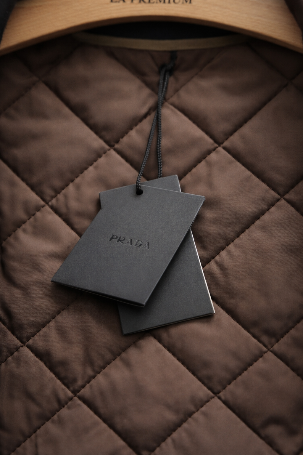 Prada Yaka Detaylı Mont - Kahverengi