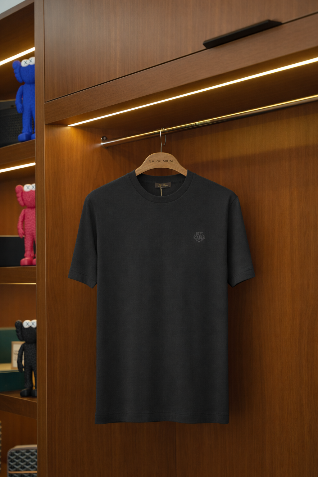 Loro Piana Bisiklet Yaka T-Shirt - Antrasit