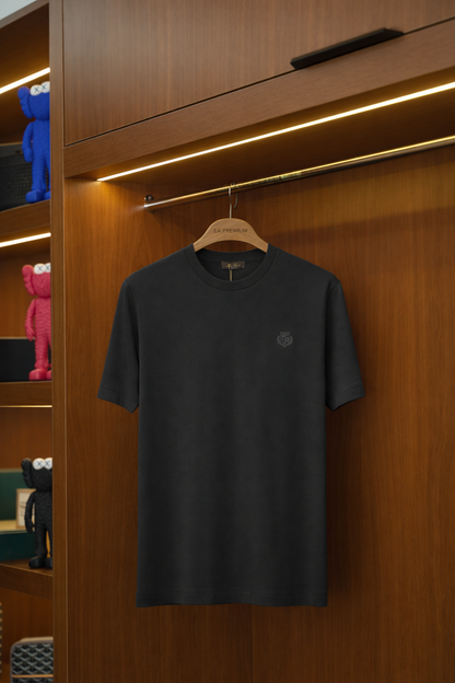 Loro Piana Bisiklet Yaka T-Shirt - Antrasit