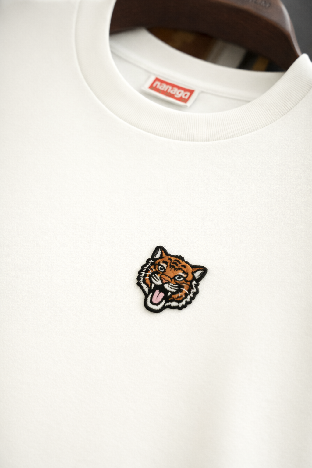 KENZO Bisiklet Yaka T-Shirt - Beyaz