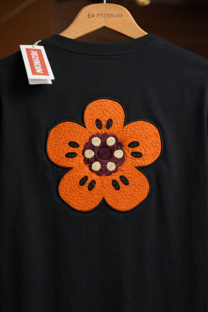 KENZO Punch İşleme T-Shirt - Siyah