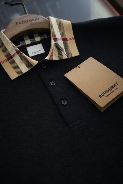 BURBERRY Polo Yaka T-Shirt - Lacivert