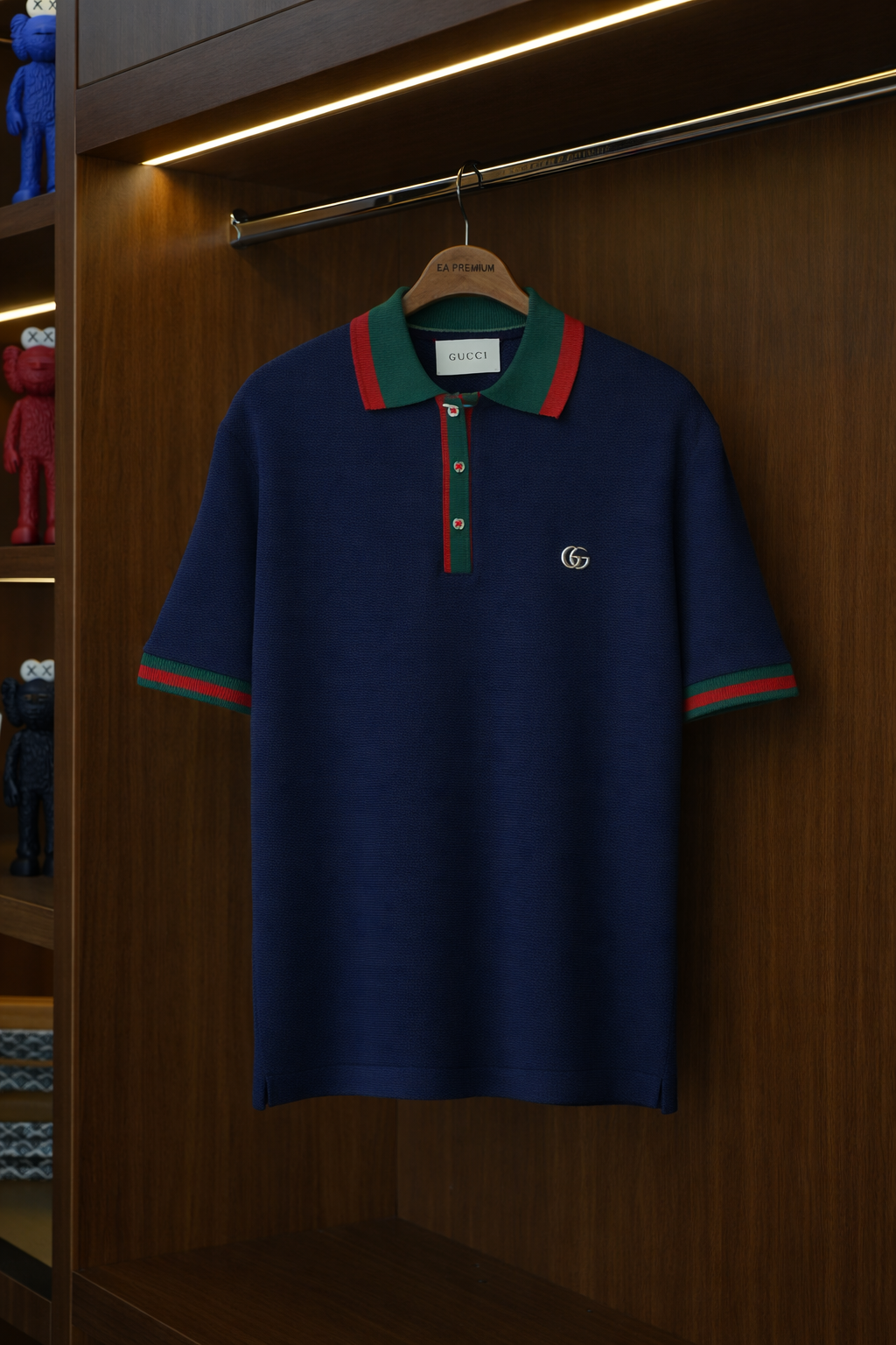 GUCCI - Polo Yaka T-Shirt - Lacivert