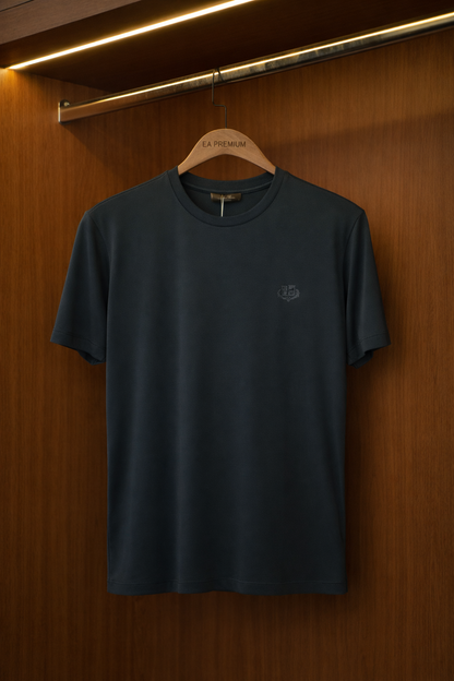 Loro Piana Bisiklet Yaka T-Shirt - Antrasit