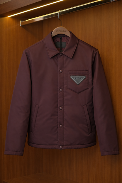 Prada Tasarım Mont - Bordo