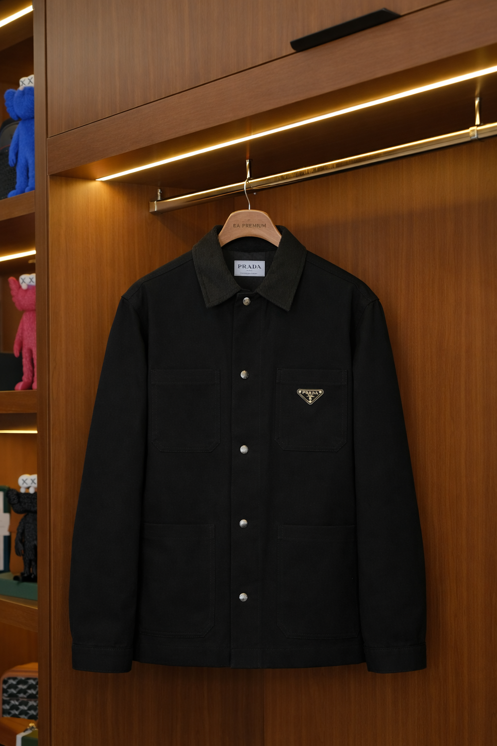 Prada Tasarım Ceket - Siyah