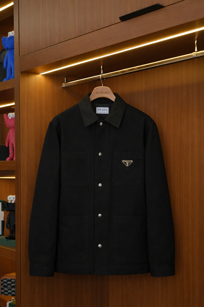 Prada Tasarım Ceket - Siyah