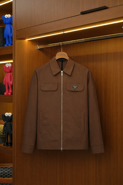 Prada Süet Ceket - Kahverengi