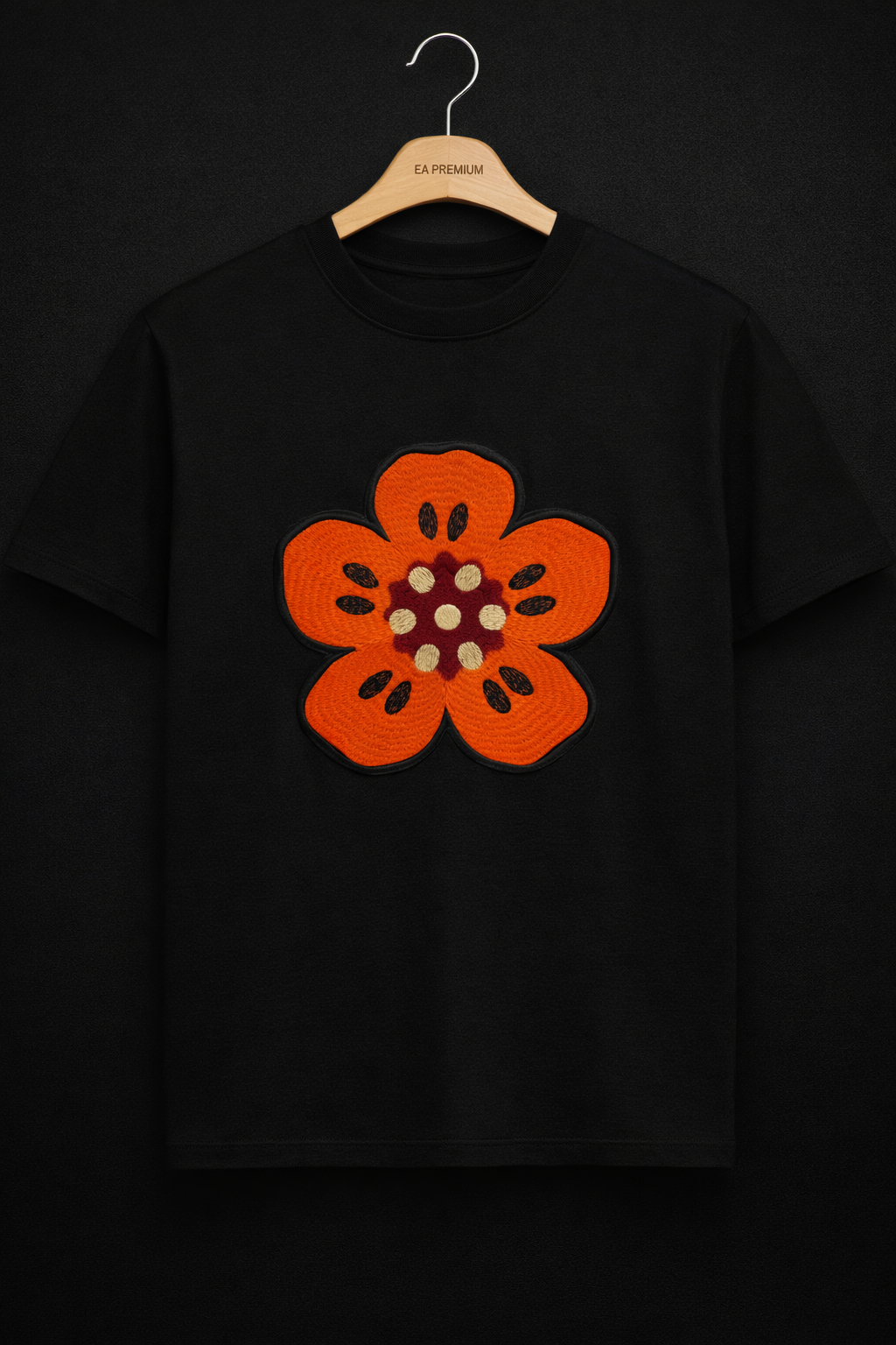 KENZO Punch İşleme T-Shirt - Siyah