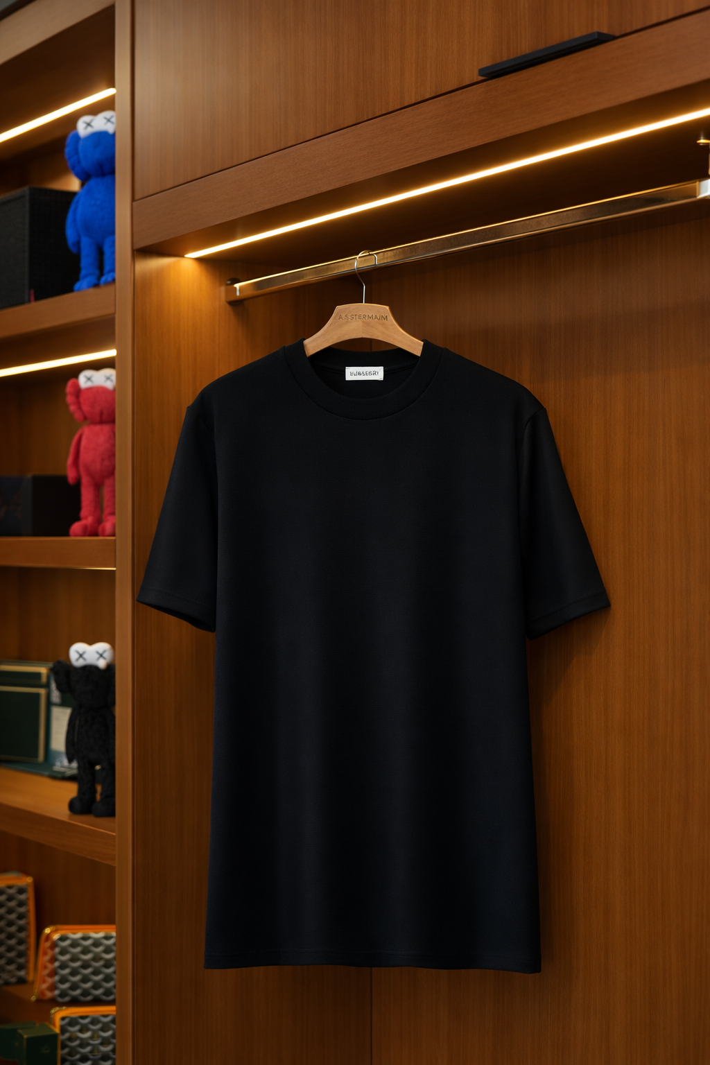 BURBERRY Baskı Detaylı T-Shirt - Siyah