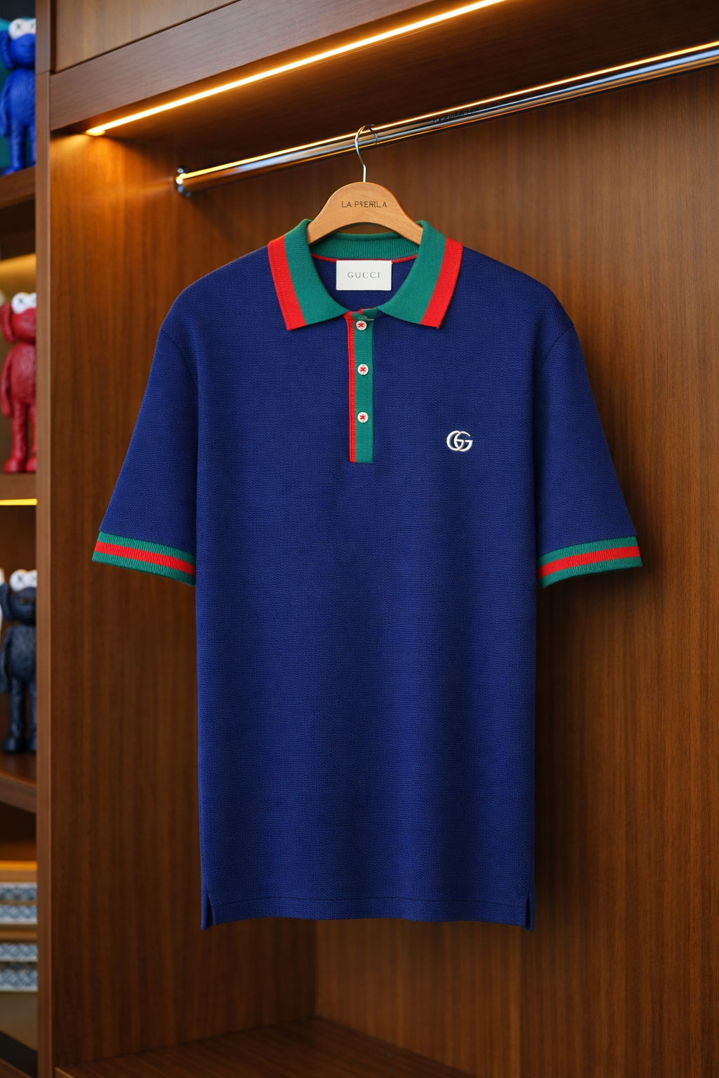 GUCCI - Polo Yaka T-Shirt - Lacivert