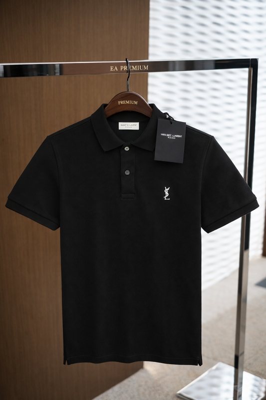 Saint Laurent Polo Tişört - Siyah