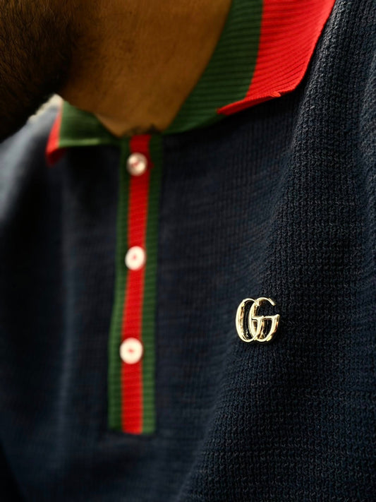 GUCCI - Polo Yaka T-Shirt - Lacivert