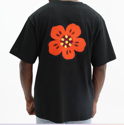KENZO Punch İşleme T-Shirt - Siyah