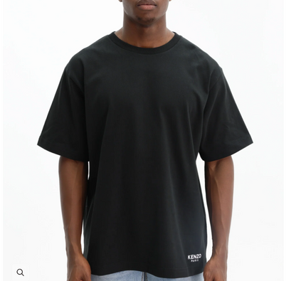 KENZO Punch İşleme T-Shirt - Siyah