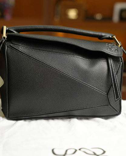 Loewe Puzzle Deri Çanta – Siyah