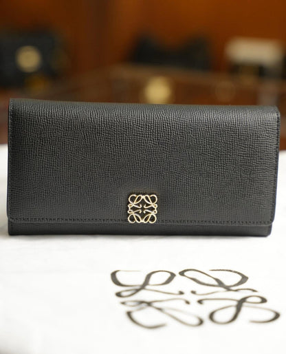 Loewe Anagram Deri Cüzdan – Siyah