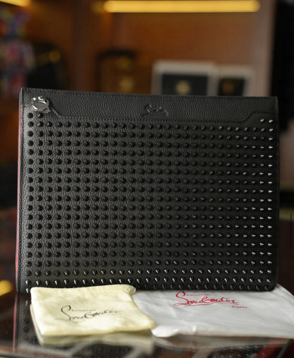 Christian Louboutin Studded Clutch – Siyah