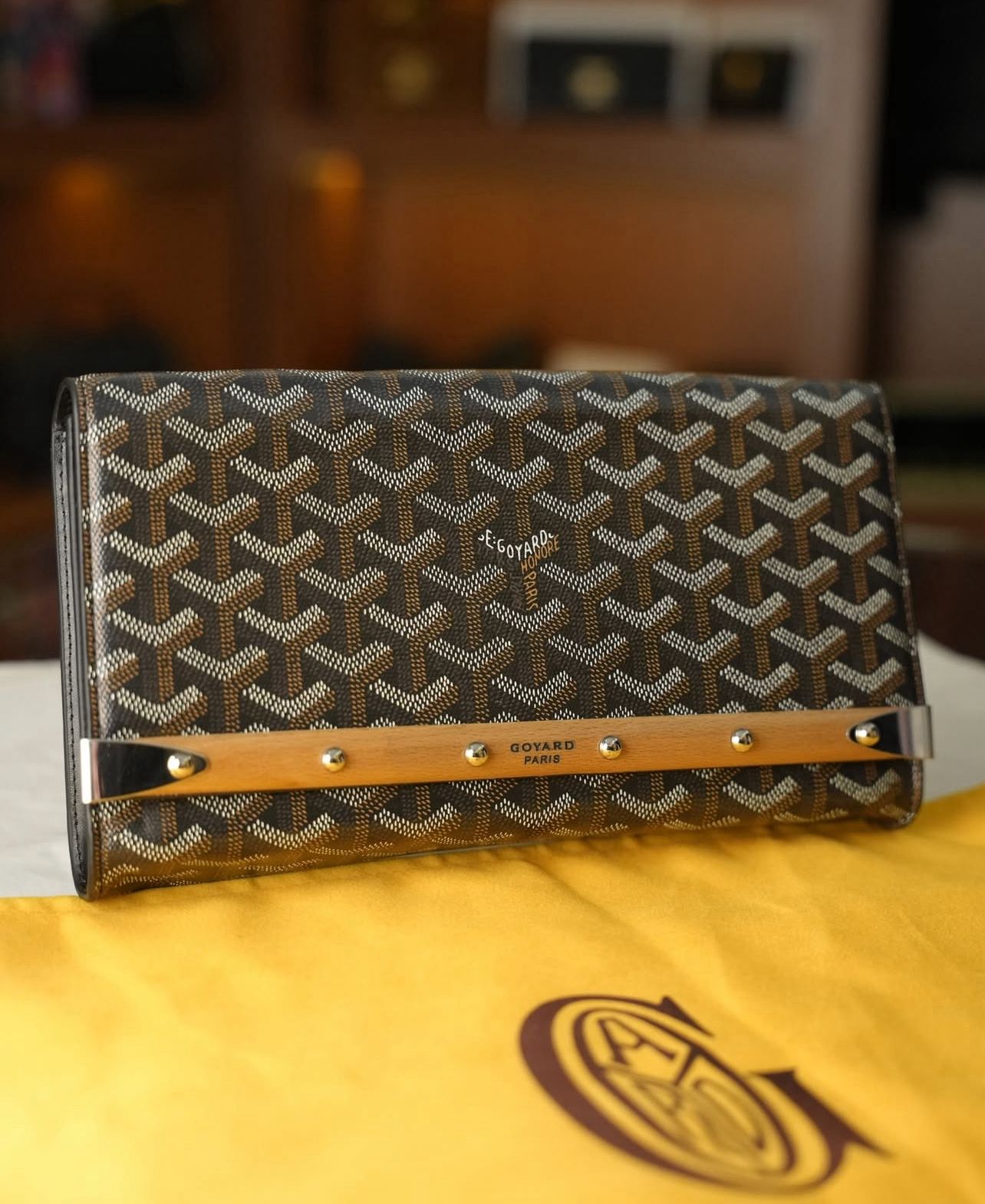 Goyard Monogram Uzun Cüzdan – Kahverengi