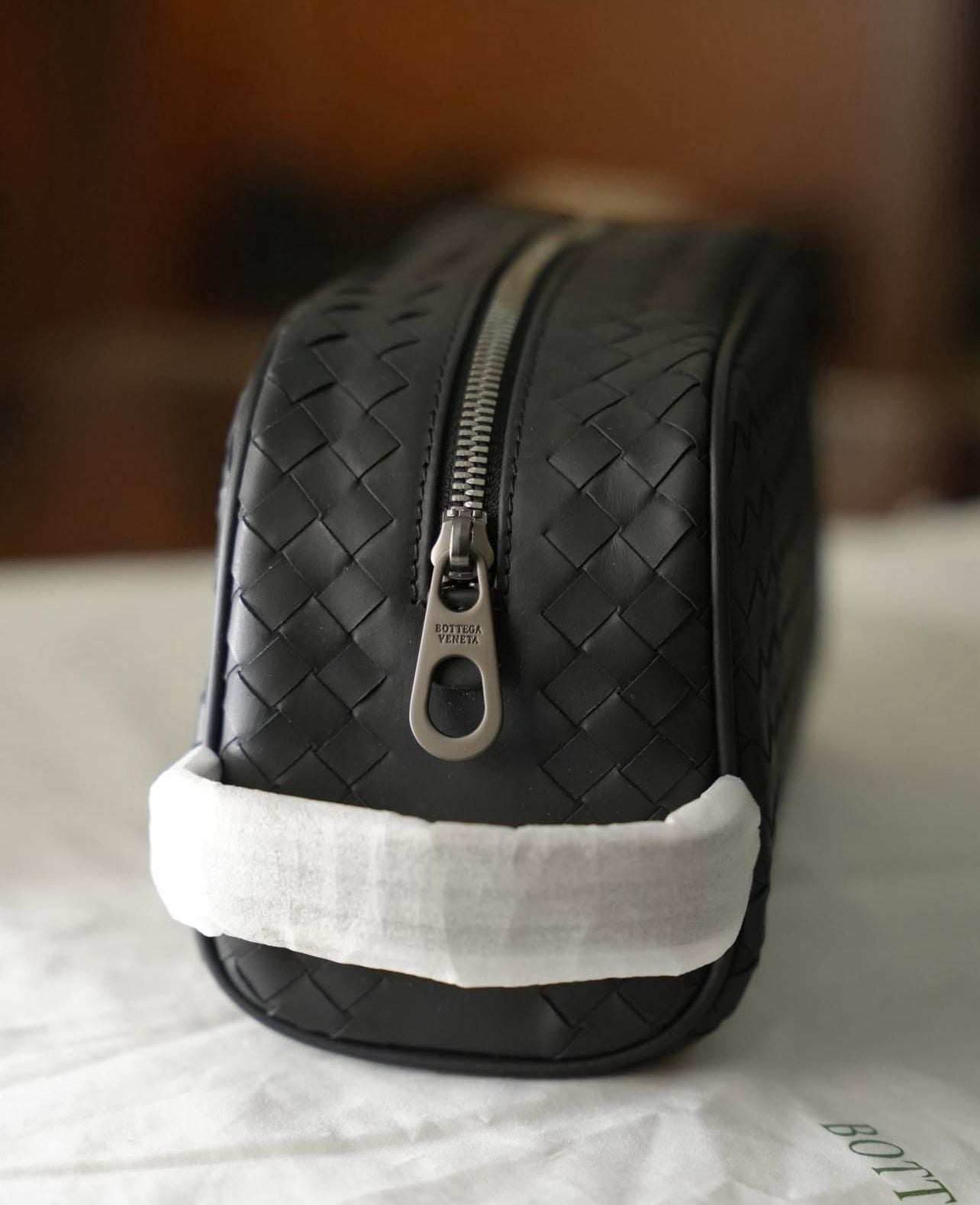 Bottega Veneta Intrecciato Deri Seyahat Çantası – Siyah